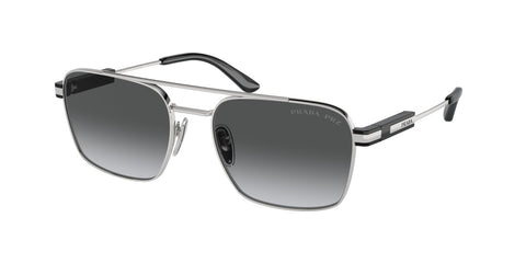 0PR 67ZS - Prada - Frame: Silver - (Silver 1BC5W1) - Lens: Polar Grey Gradient Polarized - 56 MM - Ardor Eyewear