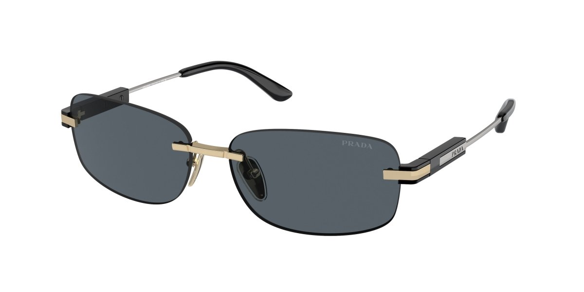 0PR 68ZS - Prada - (Pale Gold) Dark Grey - 60 - 15 - 145 MM - Ardor Eyewear 8056597877886