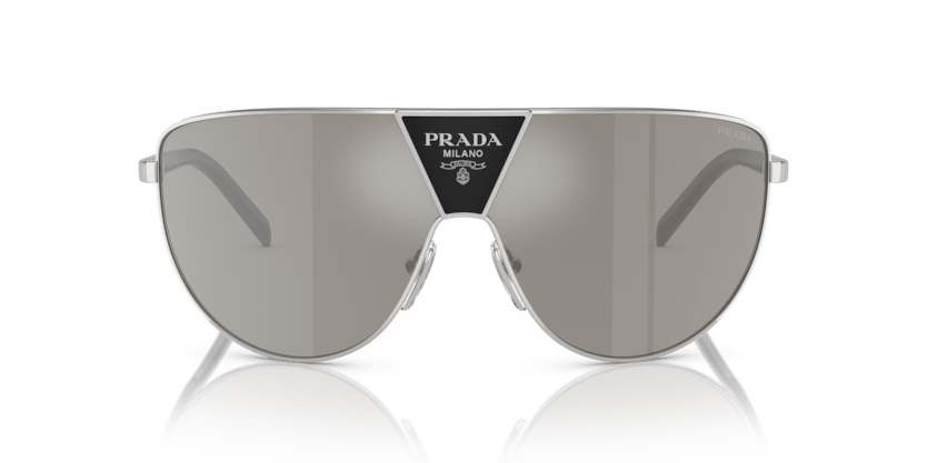 0PR 69ZS - Prada - (Silver) Light Grey Mirror Silver - 37 - 137 - 130 MM - Ardor Eyewear 8056597844277