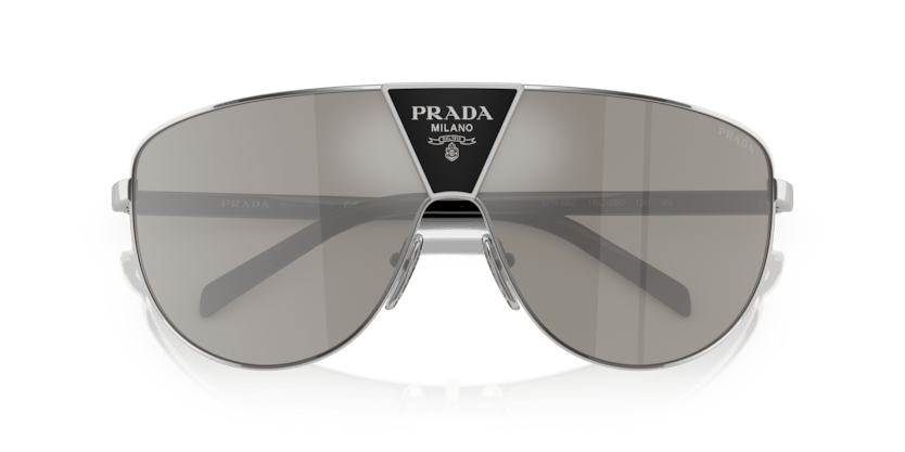 0PR 69ZS - Prada - (Silver) Light Grey Mirror Silver - 37 - 137 - 130 MM - Ardor Eyewear 8056597844277