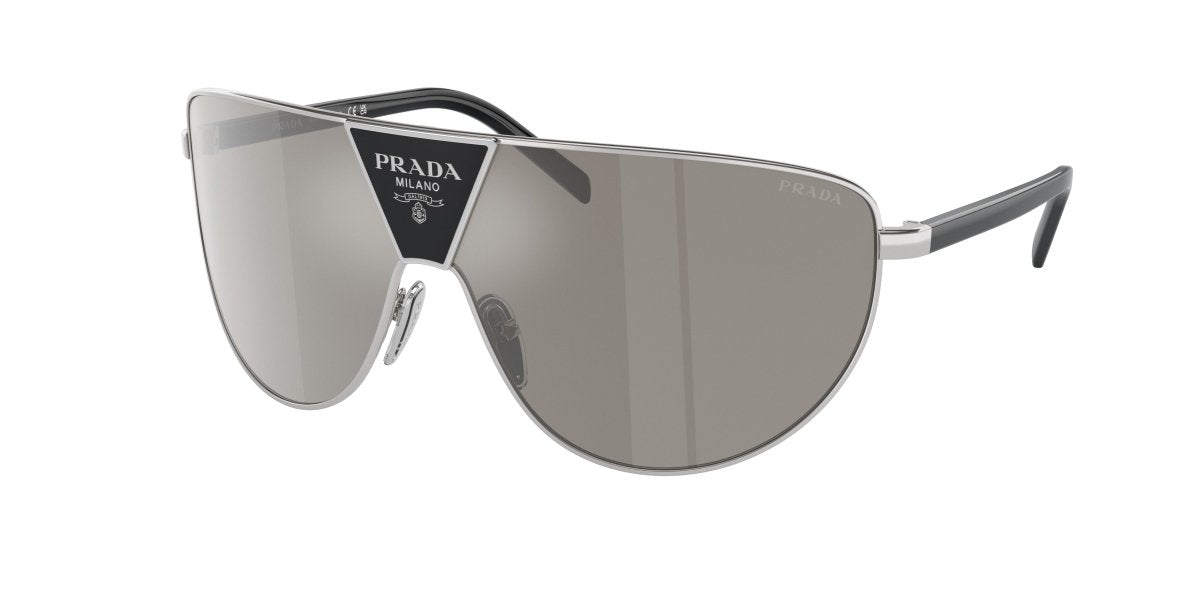 0PR 69ZS - Prada - (Silver) Light Grey Mirror Silver - 37 - 137 - 130 MM - Ardor Eyewear 8056597844277