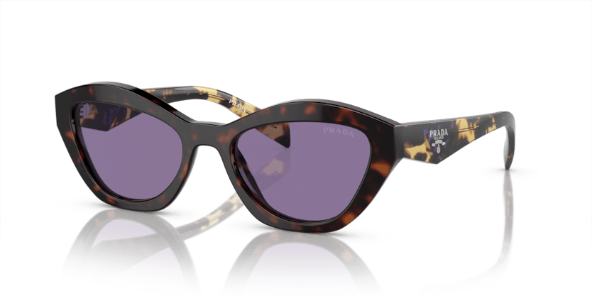 0PR A02S - Prada - (Havana) Violet Mirror Internal Silver - 52 - 19 - 140 MM - Ardor Eyewear 8056597972666