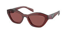 0PR A02S - Prada - (Red Transparent) Dark Violet - 52 - 19 - 140 MM - Ardor Eyewear 8056597972697