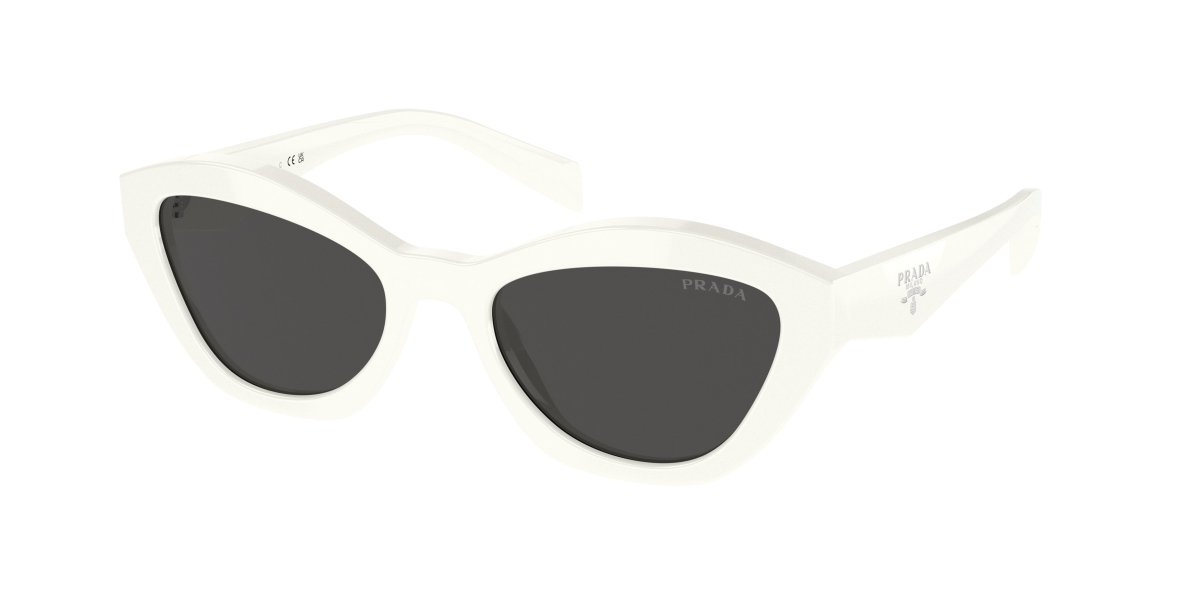 0PR A02S - Prada - (White) Dark Grey - 52 - 19 - 140 MM - Ardor Eyewear 8056597967877