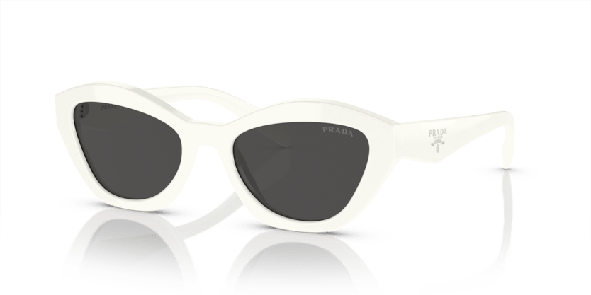 0PR A02S - Prada - (White) Dark Grey - 52 - 19 - 140 MM - Ardor Eyewear 8056597967877