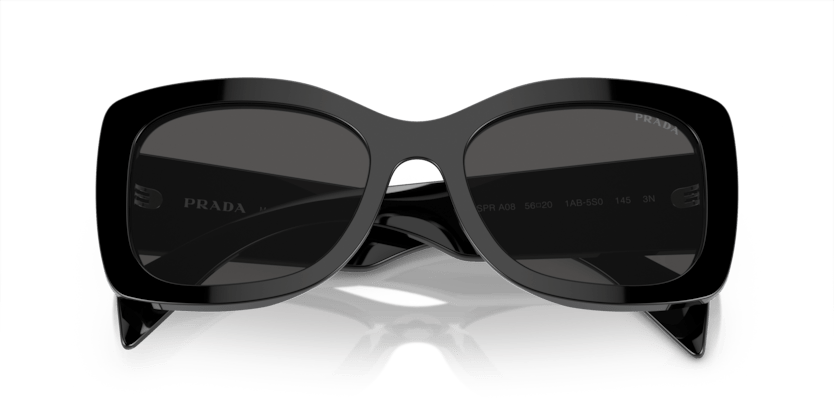 0PR A08S - Prada - (Black) Dark Grey - 56 - 20 - 145 MM - Ardor Eyewear 8056597946704