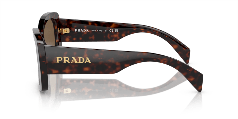 0PR A08S - Prada - (Briar Tortoise) Dark Brown Polarized - 56 - 20 - 145 MM - Ardor Eyewear 8056597971669