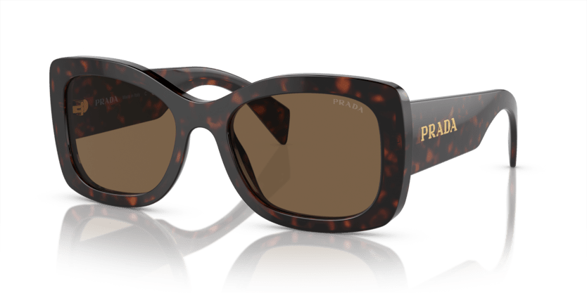 0PR A08S - Prada - (Briar Tortoise) Dark Brown Polarized - 56 - 20 - 145 MM - Ardor Eyewear 8056597971669