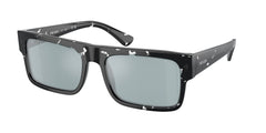 0PR A10S - Prada - (Havana Black Transparent) Light Blue Mirror Silver - 57 - 19 - 150 MM - Ardor Eyewear 8056597971041