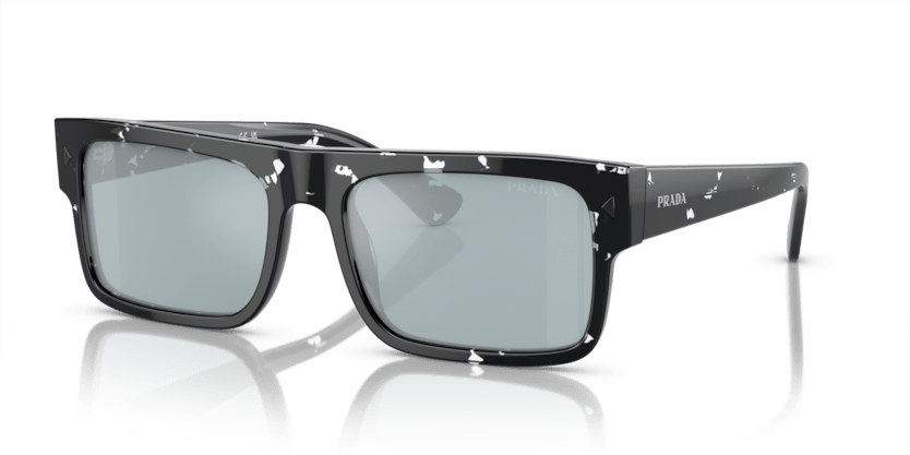 0PR A10S - Prada - (Havana Black Transparent) Light Blue Mirror Silver - 57 - 19 - 150 MM - Ardor Eyewear 8056597971041