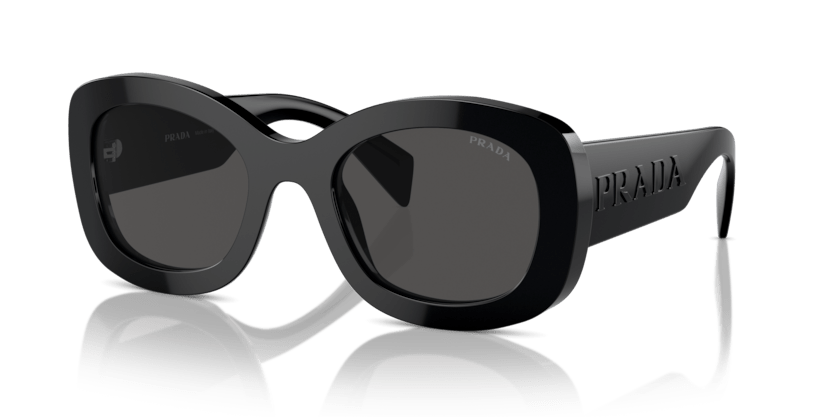 0PR A13S - Prada - (Black) Dark Grey - 54 - 23 - 145 MM - Ardor Eyewear 8056262000786