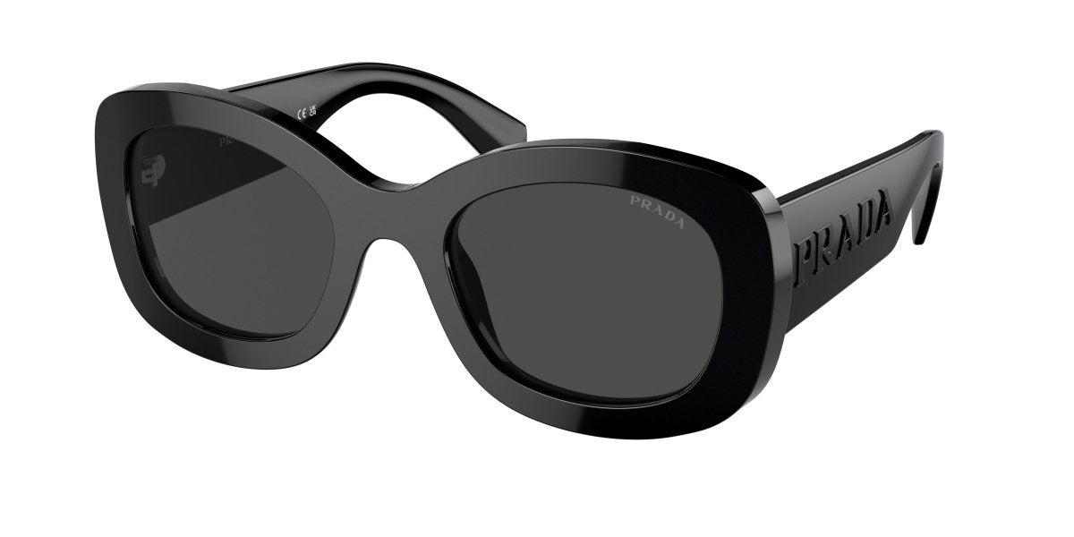 0PR A13S - Prada - (Black) Dark Grey - 54 - 23 - 145 MM - Ardor Eyewear 8056262000786