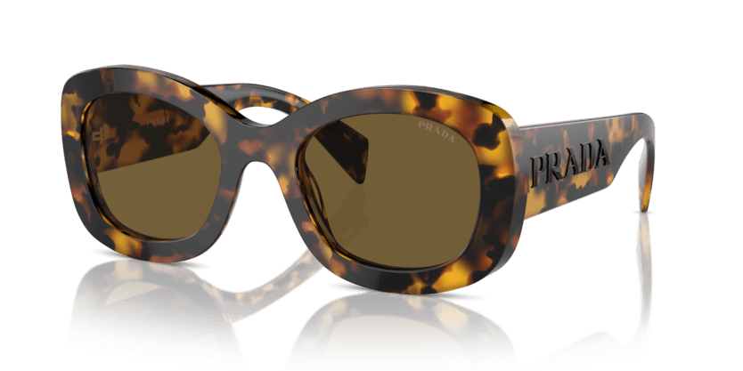 0PR A13S - Prada - (Honey Tortoise) Dark Brown - 54 - 23 - 145 MM - Ardor Eyewear 8056262080290