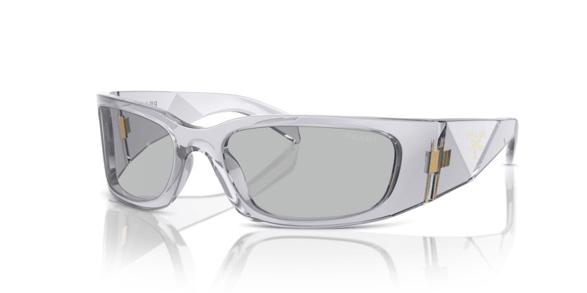 0PR A14S - Prada - (Transparent Grey) Light Grey - 60 - 18 - 120 MM - Ardor Eyewear 8056262081167