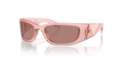 0PR A14S - Prada - (Transparent Peach) Light Brown - 60 - 18 - 120 MM - Ardor Eyewear 8056262081181