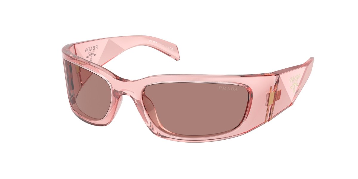 0PR A14S - Prada - (Transparent Peach) Light Brown - 60 - 18 - 120 MM - Ardor Eyewear 8056262081181