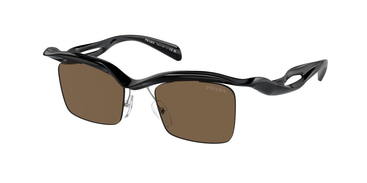 0PR A15S - Prada - (Black) Dark Brown - 47 - 20 - 135 MM - Ardor Eyewear 8056262076125