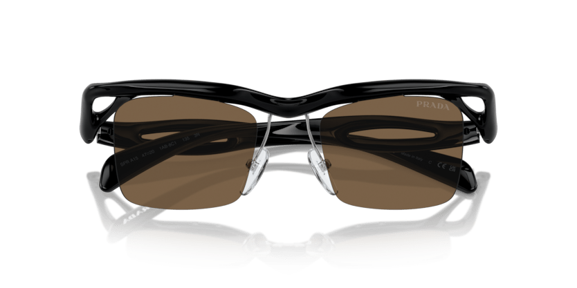 0PR A15S - Prada - (Black) Dark Brown - 47 - 20 - 135 MM - Ardor Eyewear 8056262076125