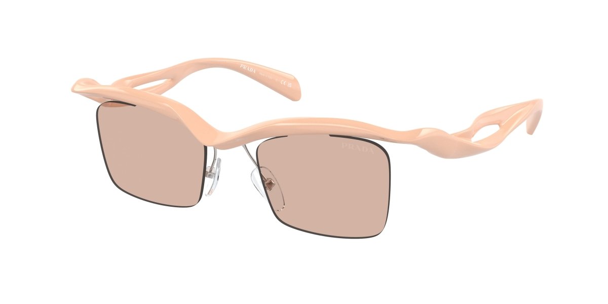 0PR A15S - Prada - (Peach) Light Brown - 47 - 20 - 135 MM - Ardor Eyewear 8056262076132