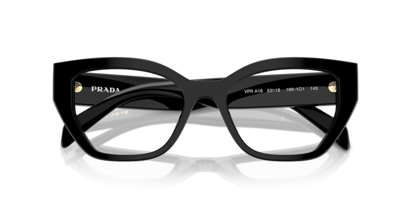 0PR A16V - Prada - Black - (Black 16K1O1) - 51 - 18 - 145 MM - Ardor Eyewear 8056262143506