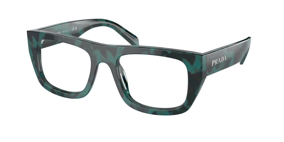 0PR A17V - Prada - Green - (Emerald Marble 17U1O1) - 51 - 20 - 145 MM - Ardor Eyewear 8056262144480