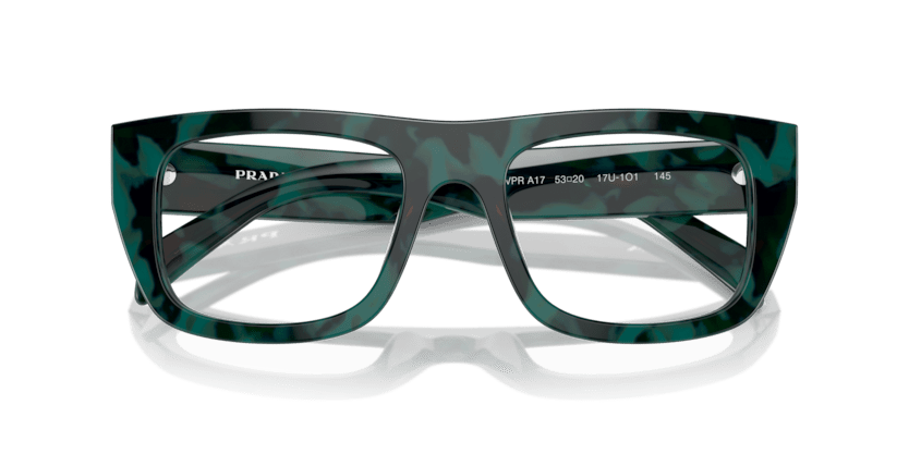 0PR A17V - Prada - Green - (Emerald Marble 17U1O1) - 51 - 20 - 145 MM - Ardor Eyewear 8056262144480