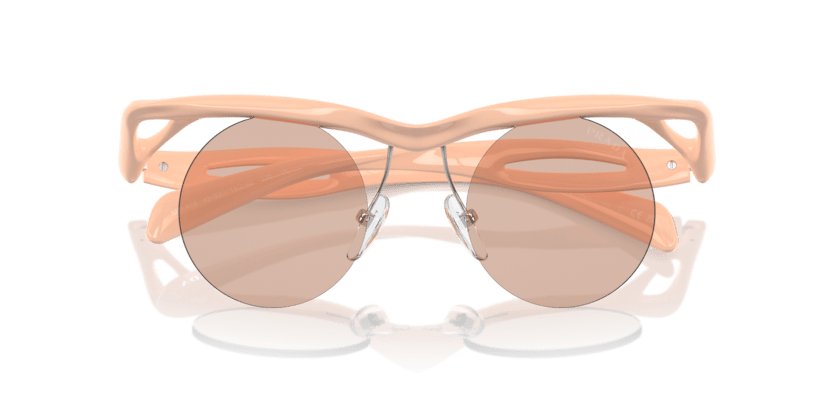 0PR A18S - Prada - (Peach) Light Brown - 43 - 22 - 135 MM - Ardor Eyewear 8056262043332