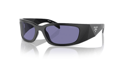 0PR A19S - Prada - (Matte Black) Dark Violet - 60 - 18 - 120 MM - Ardor Eyewear 8056262141403