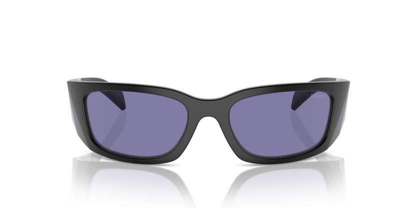 0PR A19S - Prada - (Matte Black) Dark Violet - 60 - 18 - 120 MM - Ardor Eyewear 8056262141403