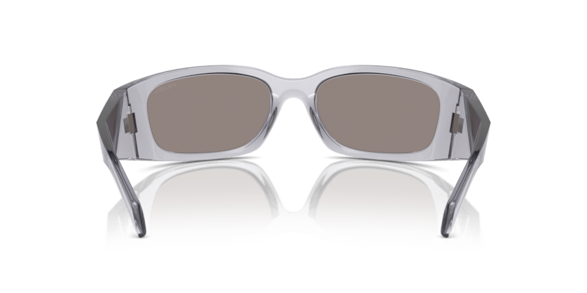 0PR A19S - Prada - (Transparent Grey) Light Grey Mirror Silver - 60 - 18 - 120 MM - Ardor Eyewear 8056262085424