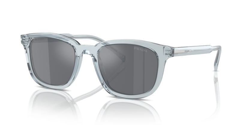 0PR A21S - Prada - (Transparent Azure) Dark Grey Flash Silver - 53 - 20 - 145 MM - Ardor Eyewear 8056262132920