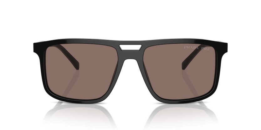 0PR A22S - Prada - (Black) Polar Brown Polarized - 56 - 18 - 145 MM - Ardor Eyewear 8056262150269