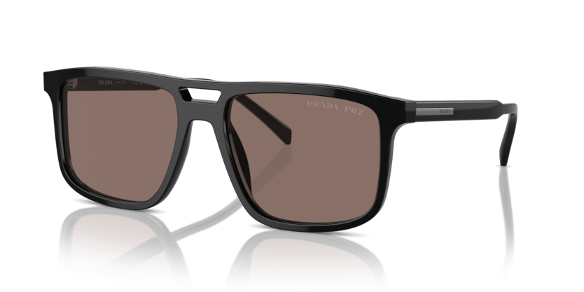 0PR A22S - Prada - (Black) Polar Brown Polarized - 56 - 18 - 145 MM - Ardor Eyewear 8056262150269