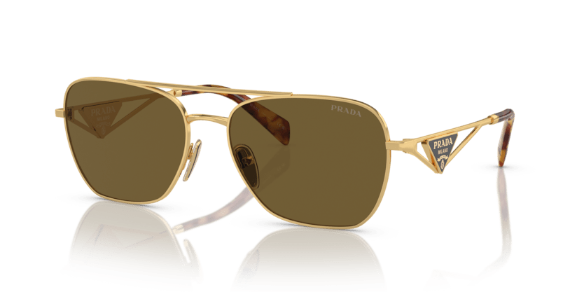 0PR A50S - Prada - (Gold) Dark Brown - 59 - 17 - 140 MM - Ardor Eyewear 8056597967549