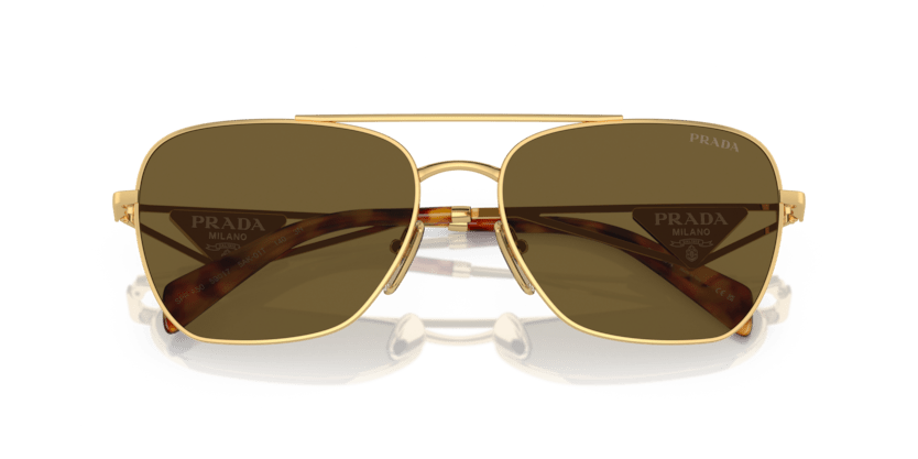 0PR A50S - Prada - (Gold) Dark Brown - 59 - 17 - 140 MM - Ardor Eyewear 8056597967549