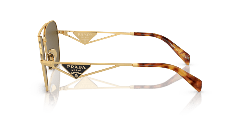 0PR A50S - Prada - (Gold) Dark Brown - 59 - 17 - 140 MM - Ardor Eyewear 8056597967549