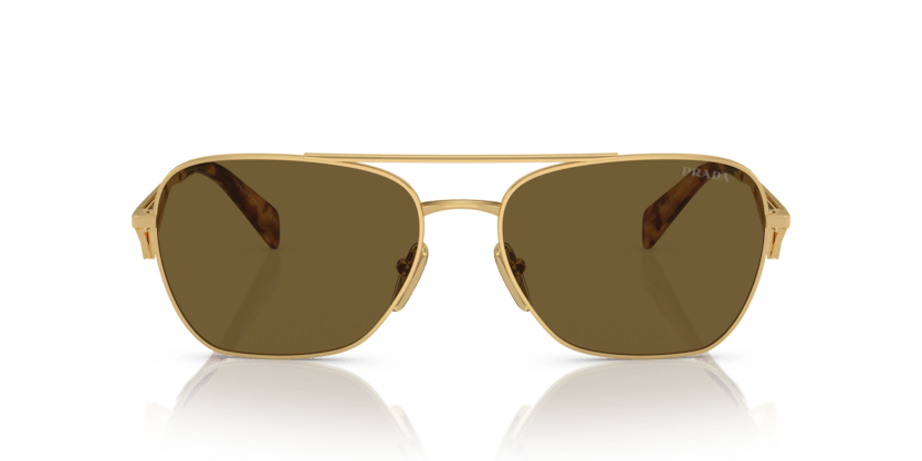 0PR A50S - Prada - (Gold) Dark Brown - 59 - 17 - 140 MM - Ardor Eyewear 8056597967549