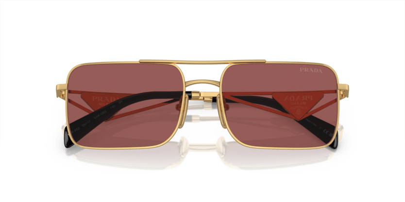 0PR A52S - Prada - (Gold) Dark Violet - 56 - 17 - 140 MM - Ardor Eyewear 8056597967464