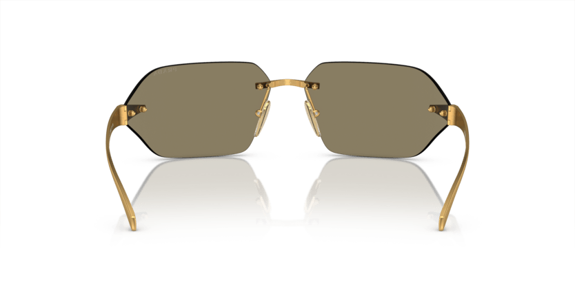 0PR A56S - Prada - (Satin Yellow Gold) Brown Mirror Multilayer Gold - 71 - 14 - 115 MM - Ardor Eyewear 8056597967235