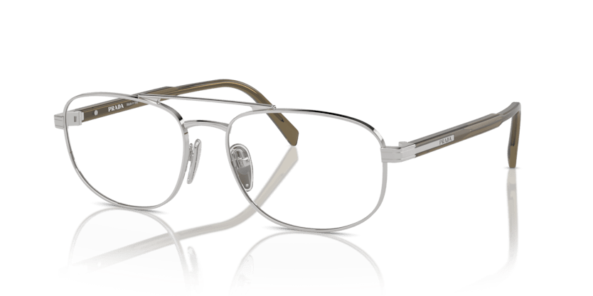 0PR A56V - Prada - Silver - (Silver 11U1O1) - 55 - 17 - 145 MM - Ardor Eyewear 8056262134375