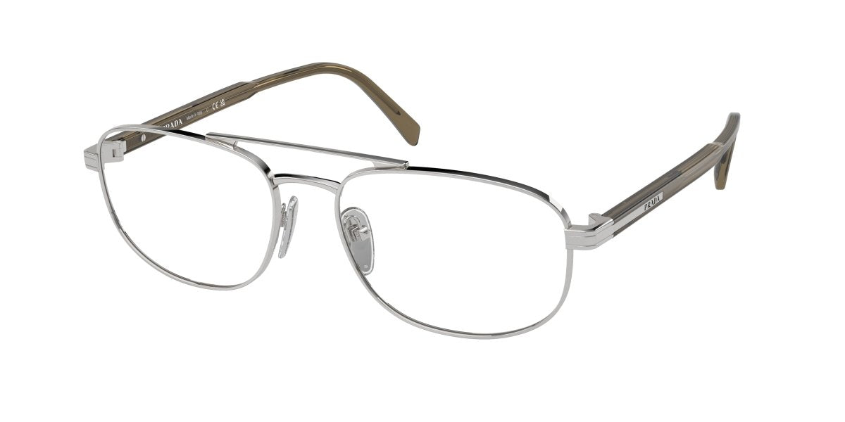 0PR A56V - Prada - Silver - (Silver 11U1O1) - 55 - 17 - 145 MM - Ardor Eyewear 8056262134375