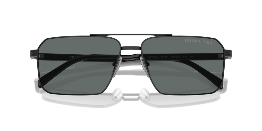 0PR A57S - Prada - (Black) Dark Grey Polar Polarized - 58 - 15 - 145 MM - Ardor Eyewear 8056262130308