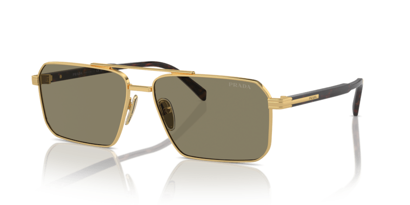 0PR A57S - Prada - (Gold) Light Brown - 58 - 15 - 145 MM - Ardor Eyewear 8056262130322