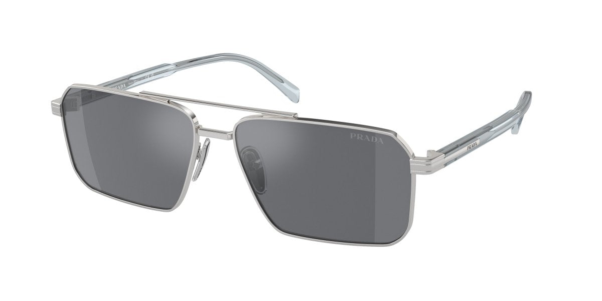 0PR A57S - Prada - (Silver) Dark Grey Flash Silver - 58 - 15 - 145 MM - Ardor Eyewear 8056262130384