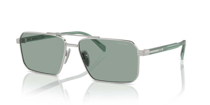 0PR A57S - Prada - (Silver) Petrol Green - 58 - 15 - 145 MM - Ardor Eyewear 8056262130346