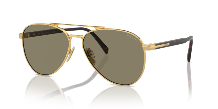 0PR A58S - Prada - (Gold) Light Brown - 58 - 14 - 145 MM - Ardor Eyewear 8056262099940