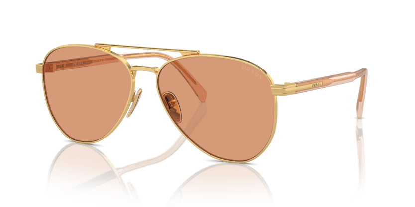 0PR A58S - Prada - (Gold) Orange - 58 - 14 - 145 MM - Ardor Eyewear 8056262099988