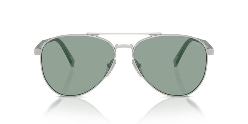 0PR A58S - Prada - (Silver) Petrol Green - 58 - 14 - 145 MM - Ardor Eyewear 8056262099964