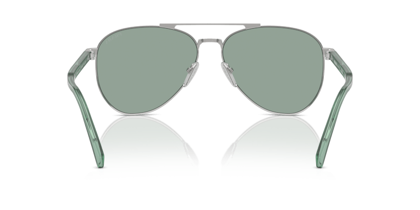 0PR A58S - Prada - (Silver) Petrol Green - 58 - 14 - 145 MM - Ardor Eyewear 8056262099964