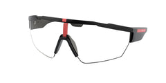 0PS 03XS - Prada Linea Rossa - (Black Rubber) Clear/External Ar Blu - 44 - 144 - 125 MM - Ardor Eyewear 8056597381147